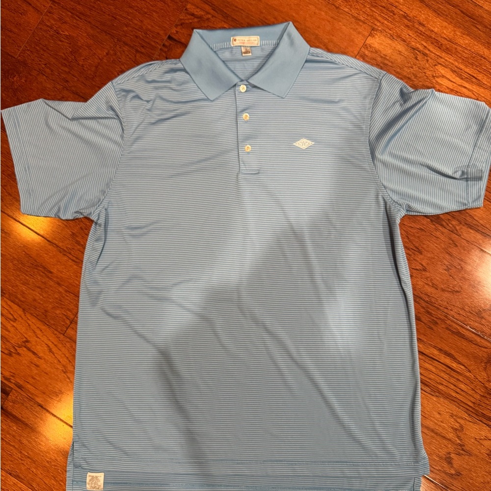 Peter Millar Light Blue Polo Shirt